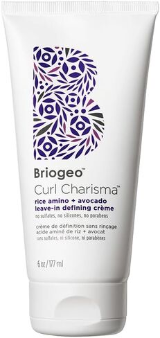 Briogeo Curl Carlisma Rice Amino + Avocado Leave-In Creme ، مرطب لتصفيف الشعر المضاد للتجعد ، اتركه في كريم للمبادلة ، مجعد ، شعر مريح ، ترطيب ، نباتي ، خالي من القسوة in Kuwait