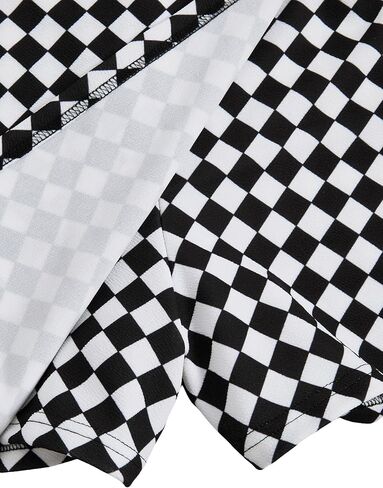 Wdirara Women's Plus Size Skorts Skorts مرنة الخصر التفاف القصيرة التنورة غير المتناظرة in Saudi Arabia