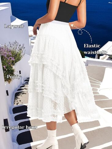 تنورة Kaei & Shi Heart Tulle ، تنانير شكك شكش للنساء ، تاريخ حفل زفاف عيد ميلاد الحفل in Kuwait