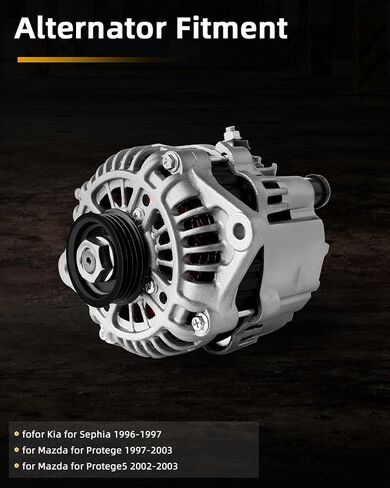 OCPTY ANLEPTINATORS 13719 AMT0107 A2TB0191 FIT لـ MAZDA Protege 1999-2000 1.8L 2002-2003 1.6L 2001-2003 in Saudi Arabia