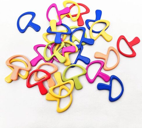 ZHENZHIZHE 60pcs Colorful Ring Stitch Markers Multicolor Stitch Markers Knitting Stitch Rings Mini Size Crochet Markers Knitting Tool for Sewing Weaving (10mm), liu bian xing10mm in Saudi Arabia