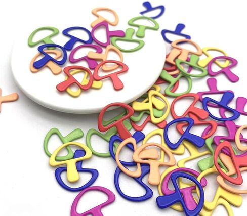 ZHENZHIZHE 60pcs Colorful Ring Stitch Markers Multicolor Stitch Markers Knitting Stitch Rings Mini Size Crochet Markers Knitting Tool for Sewing Weaving (10mm), liu bian xing10mm in Saudi Arabia