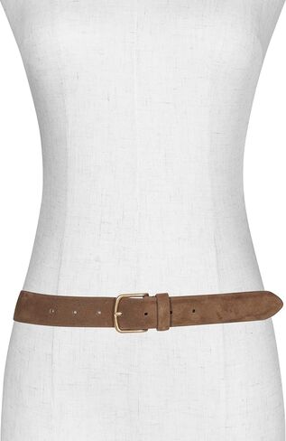 Vince womens 1.25 Inch SUEDE FE BELT in Saudi Arabia