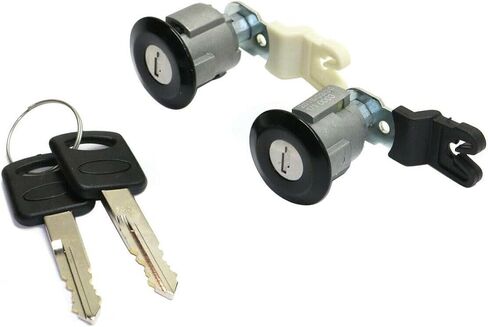 Door Lock Cylinders Set of 2 Front for F250 SuperDuty 05-06,for F350 SuperDuty 05-06,for Explorer 96-04,for Explorer Sport 01-02,for Explorer Sport Trac 01-04 E- Superduty Pair in Saudi Arabia