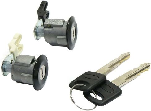 Door Lock Cylinders Set of 2 Front for F250 SuperDuty 05-06,for F350 SuperDuty 05-06,for Explorer 96-04,for Explorer Sport 01-02,for Explorer Sport Trac 01-04 E- Superduty Pair in Saudi Arabia