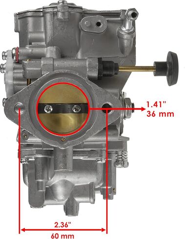 Caltric Carburetor Compatible with Yamaha Kodiak 400 Yfm400 Yfm-400 4Wd 1996-1998 in Saudi Arabia