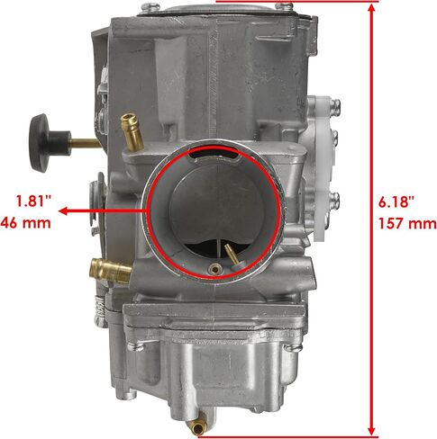 Caltric Carburetor Compatible with Yamaha Kodiak 400 Yfm400 Yfm-400 4Wd 1996-1998 in Saudi Arabia