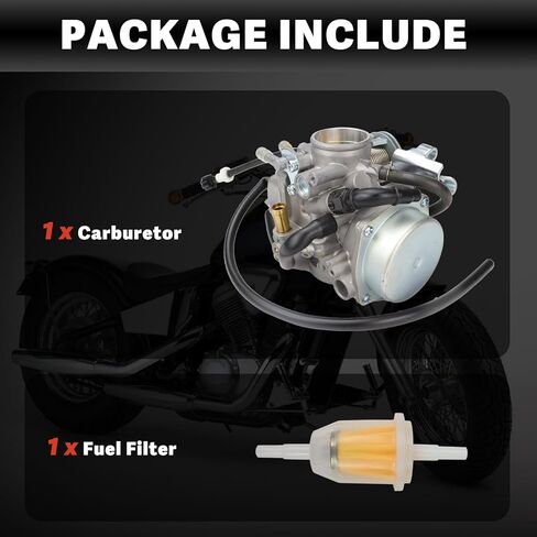 USTAR Carburetor Compatible with Honda Shadow VLX 600 VT600C VT600CD Deluxe 1999-2007 Replace# 16100-MZ8-U43 16100MZ8U43 in Saudi Arabia