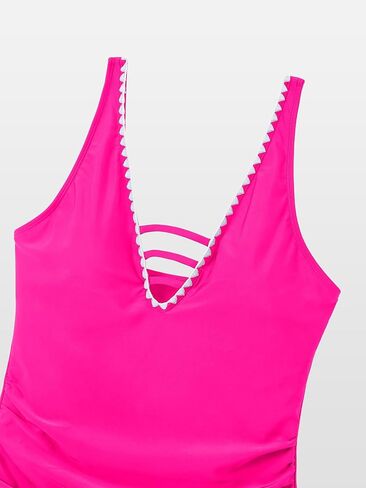 Iffei Mommy وأنا swimsuits v الرقبة بلوك كتلة البطن التحكم قطعة واحدة للسبع بدلة العائلة مطابقة ملابس السباحة على الشاطئ in Saudi Arabia