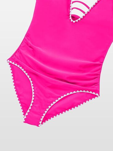 Iffei Mommy وأنا swimsuits v الرقبة بلوك كتلة البطن التحكم قطعة واحدة للسبع بدلة العائلة مطابقة ملابس السباحة على الشاطئ in Saudi Arabia
