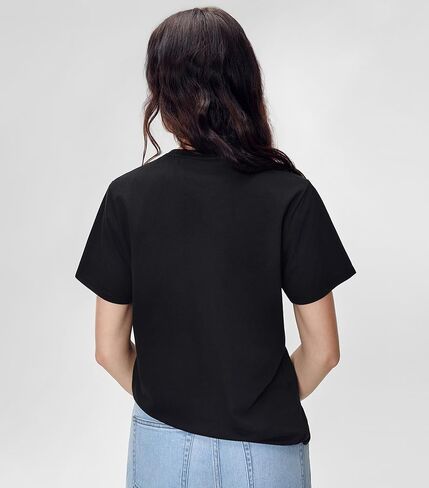 Women Short Sleeve T-Shirt Casual Blouse Cool Trendy Cotton Sorona Basic Top Summer Solid Color Outfits Clothes in Saudi Arabia
