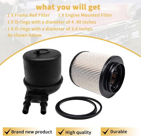 6.7 Powerstroke Diesel Fuel Filter Water Separator FD4615 Motorcraft Fuel Filter BC3Z-9N184-B Compatible with Ford F250,F350,F450,F550 6.7L V8 2011-2016,Super Duty Truck 5 Micron Diesel in Saudi Arabia