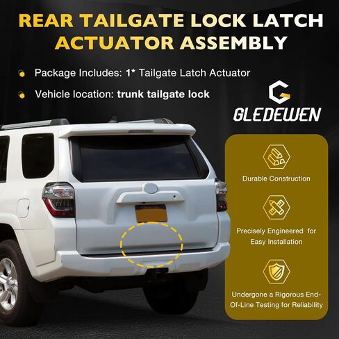69110-35080 محرك قفل الباب الخلفي في Trunk متوافق مع Toyota 4runner 2010-2019 ، قفل الجذع استبدل#69110-35081 69110-35082 DLA1500 in Saudi Arabia