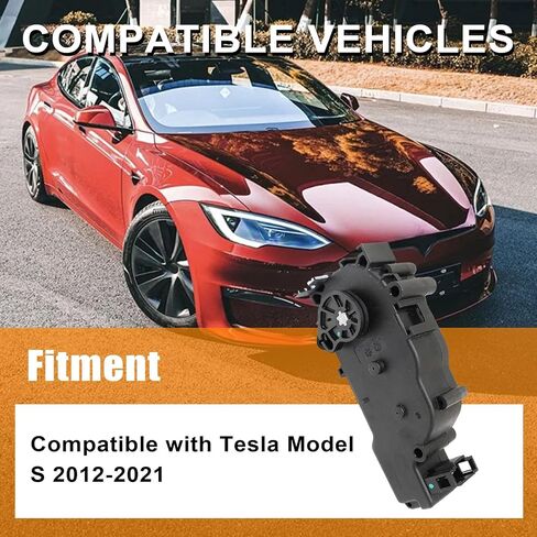FZJDSD Cinching Tailgate Latch Actuator Motor - Compatible with Tesla Model S (2012-2021) - Replaces 100354900D, 1003549-00-D - Tailgate Lock Motor Replacement Part in Saudi Arabia