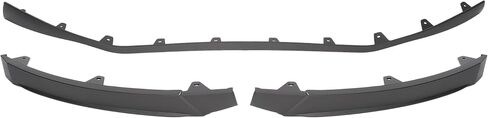 HECASA 3Pcs Front Bumper Valance Compatible with 2014-2020 Chevy Chevrolet Impala Lower Bumper Valance Apron Air Dam Protector Replacement for GM1092239C GM1092237 GM1092238 Black Plastic in Saudi Arabia