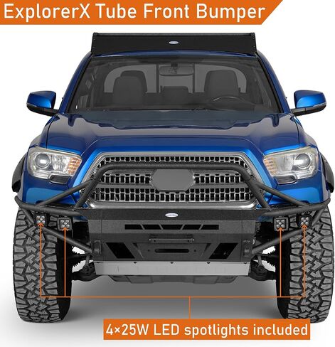 HOOKE ROAD EXPLORERX MOBER LOUSPER TOYOTA TACOMA 3RD GEN 2016 2017 2018 2019 2020 2021 2022 2023 ، مصد أنبوبي على الطرق in Saudi Arabia