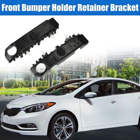 X AUTOHAUX 1 Pair Left and Right Side Front Bumper Mounting Support Bracket 86513A7000 86514A7000 for Kia Forte 2014 2015 2016 in Saudi Arabia