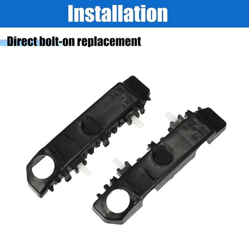 X AUTOHAUX 1 Pair Left and Right Side Front Bumper Mounting Support Bracket 86513A7000 86514A7000 for Kia Forte 2014 2015 2016 in Saudi Arabia