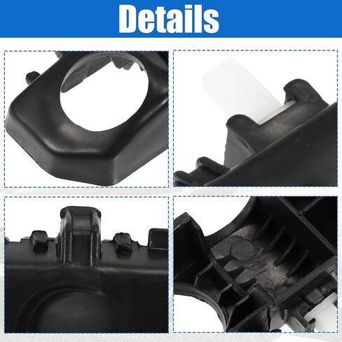 X AUTOHAUX 1 Pair Left and Right Side Front Bumper Mounting Support Bracket 86513A7000 86514A7000 for Kia Forte 2014 2015 2016 in Saudi Arabia