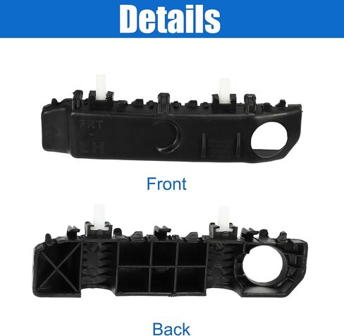 X AUTOHAUX 1 Pair Left and Right Side Front Bumper Mounting Support Bracket 86513A7000 86514A7000 for Kia Forte 2014 2015 2016 in Saudi Arabia