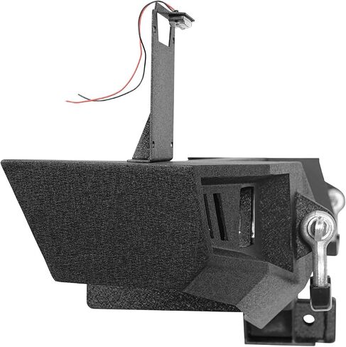 Hooke Road JK Rear Bumper for 2007-2018 Jeep Wrangler JK & Unlimited 2/4 Door, Aftermarket Steel Bumper w/License Plate Mount, D-Rings & 2" Hitch Receiver in Saudi Arabia