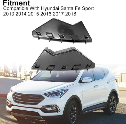XQSMWF Front Driver Side Passenger Bumper Brackets متوافقة مع Hyundai Santa Fe Sport 2013-2019# 865512W000 HY1043132 HY1042132 86552W000 in Saudi Arabia