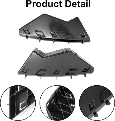 XQSMWF Front Driver Side Passenger Bumper Brackets متوافقة مع Hyundai Santa Fe Sport 2013-2019# 865512W000 HY1043132 HY1042132 86552W000 in Saudi Arabia