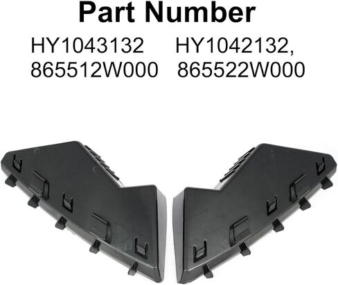 XQSMWF Front Driver Side Passenger Bumper Brackets متوافقة مع Hyundai Santa Fe Sport 2013-2019# 865512W000 HY1043132 HY1042132 86552W000 in Saudi Arabia