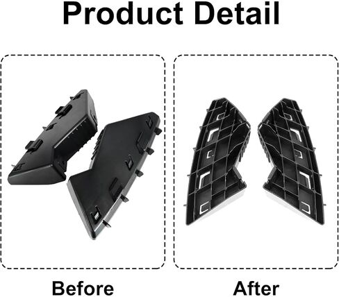 XQSMWF Front Driver Side Passenger Bumper Brackets متوافقة مع Hyundai Santa Fe Sport 2013-2019# 865512W000 HY1043132 HY1042132 86552W000 in Saudi Arabia