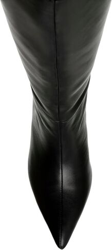 Steve Madden Women's Lavan Knee High Boot, Cream Leather, 8.5 in Saudi Arabia