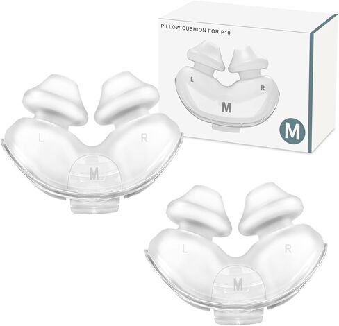 2 حزمة استبدال وسادة وسادة الأنف ل resmed airfit p10 ، متوسطة ، ومتوافقة مع إطار orignal airfit p10 ، وسادة قناع CPAP وسادة الأنف البديلة ، ناعمة ودائمة in Kuwait