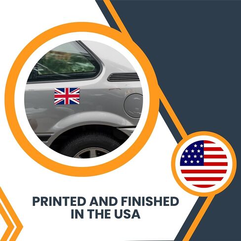 Magnet Me Up England Flag Car Magnet - 3x5 Inches - UV Printed Vinyl - Strong Magnetic Decal, for SUV, Truck, Fridge, Locker, Toolbox, or Office - Durable, Full-Color, Made in USA in Saudi Arabia