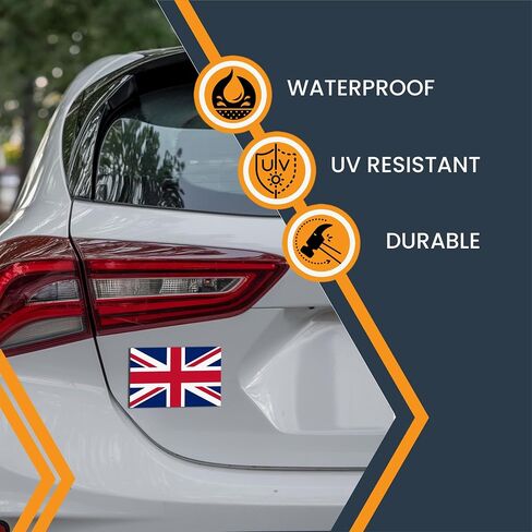 Magnet Me Up England Flag Car Magnet - 3x5 Inches - UV Printed Vinyl - Strong Magnetic Decal, for SUV, Truck, Fridge, Locker, Toolbox, or Office - Durable, Full-Color, Made in USA in Saudi Arabia
