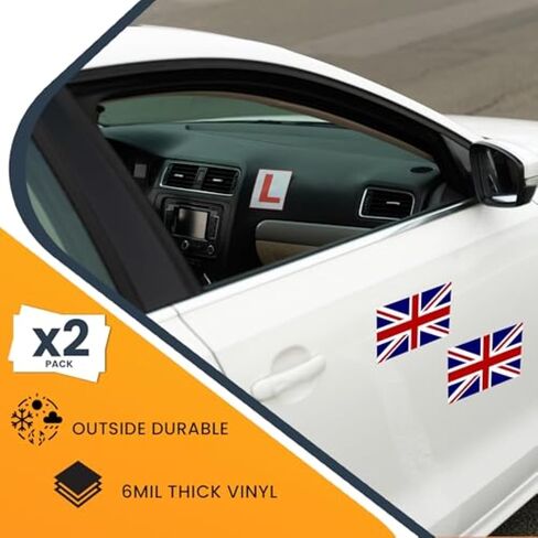 Magnet Me Up England Flag Car Magnet - 3 × 5 بوصات - فينيل مطبوع للأشعة فوق البنفسجية - شارات مغناطيسية قوية ، لسيارات الدفع الرباعي أو الشاحنة أو الثلاجة أو الخزانة أو صندوق الأدوات أو المكتب - متين ، بلون كامل ، مصنوع في الولايات المتحدة الأمريكية in Kuwait