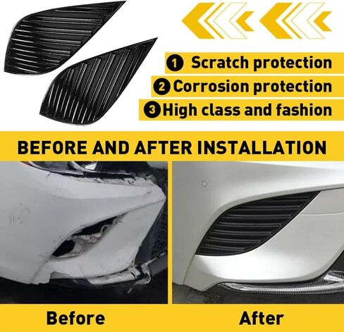 1 Pair Front Driving Fog Light Bezel Cover for Toyota Camry SE XSE 2018-2020 Replaces 81481-06170, 81481-06180 in Saudi Arabia