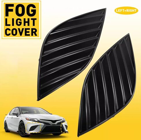 1 Pair Front Driving Fog Light Bezel Cover for Toyota Camry SE XSE 2018-2020 Replaces 81481-06170, 81481-06180 in Saudi Arabia