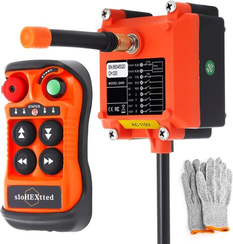 4 زر اللاسلكية اللاسلكية CRANE CROTER 12V 24V Radio Dule Transmitters و Receiver for Coletric chain riost رفع الرافعة النفق in Kuwait