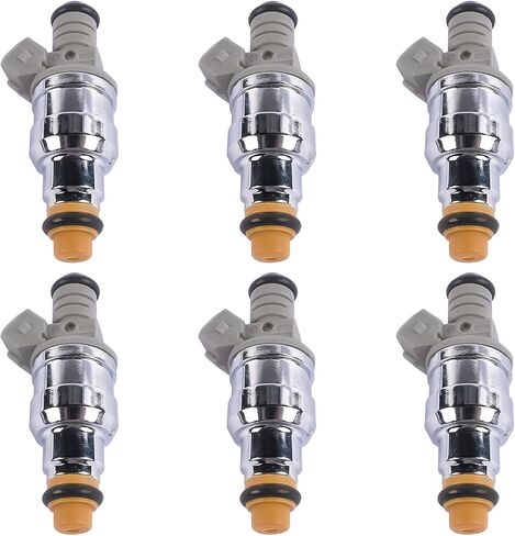 مجموعة من 6 حاقن وقود 822-11112 استبدال Ford F-150 F-250 F-350 E-150 E-250 E-350 1993 1994 1995 1996 4.9L يستبدل # F1zz9F593B 82211122 in Saudi Arabia