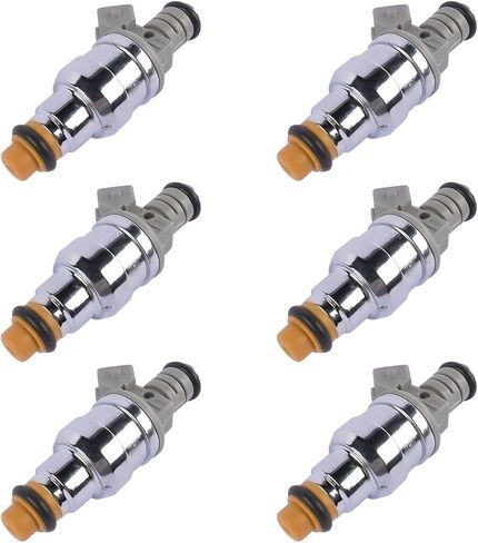 مجموعة من 6 حاقن وقود 822-11112 استبدال Ford F-150 F-250 F-350 E-150 E-250 E-350 1993 1994 1995 1996 4.9L يستبدل # F1zz9F593B 82211122 in Saudi Arabia