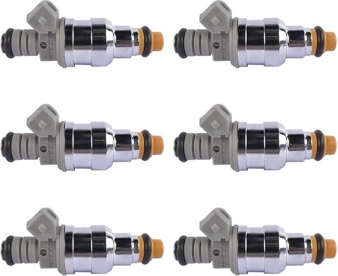 مجموعة من 6 حاقن وقود 822-11112 استبدال Ford F-150 F-250 F-350 E-150 E-250 E-350 1993 1994 1995 1996 4.9L يستبدل # F1zz9F593B 82211122 in Saudi Arabia