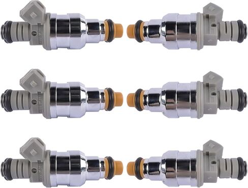 مجموعة من 6 حاقن وقود 822-11112 استبدال Ford F-150 F-250 F-350 E-150 E-250 E-350 1993 1994 1995 1996 4.9L يستبدل # F1zz9F593B 82211122 in Saudi Arabia