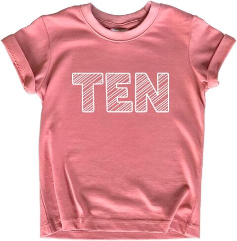 10th Birthday Shirt Girls 10 Years Old Ten Outfit Tenth Tshirt Gift Girl top 10 Birthday in Kuwait