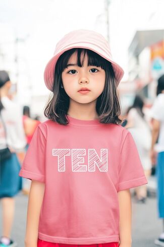 10th Birthday Shirt Girls 10 Years Old Ten Outfit Tenth Tshirt Gift Girl top 10 Birthday in Kuwait