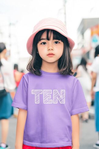 10th Birthday Shirt Girls 10 Years Old Ten Outfit Tenth Tshirt Gift Girl top 10 Birthday in Kuwait