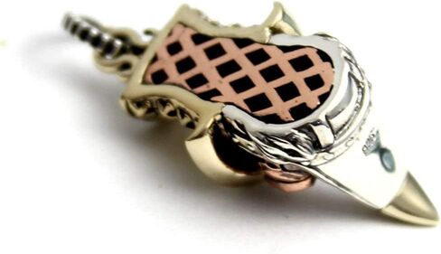 عام Cosumosu 925 Sterling Silver Steampunk الطاعون الطاعون الطبيب Bird Beak Charm (العين الحمراء) ، الذهب in Saudi Arabia