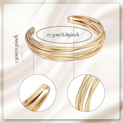 Milakoo Dainty Multilayer Bracelet القابلة للتكديس قابلة للتكدي in Saudi Arabia