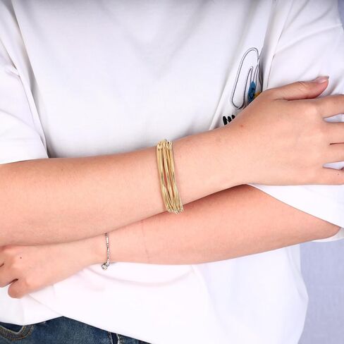 Milakoo Dainty Multilayer Bracelet القابلة للتكديس قابلة للتكدي in Saudi Arabia