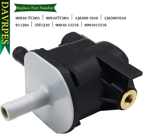 90910-12276 فتحة الملف اللولبي الصمام تبديل تبديل بخار صمام تطهير تويوتا 4Runner Camry Corolla FJ Cruiser Highlander Matrix Prius Tacoma Tundra Scion Xa XB XD 136200-7010 Black Black in Saudi Arabia