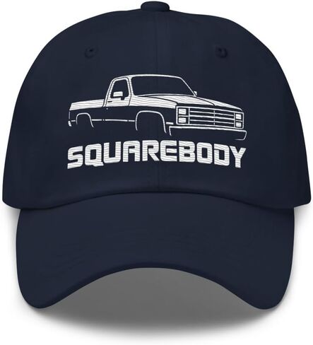 قبعة Truck Chevy SquareBody - Classic C/K Pickup Assoreded Dad Cap | الجسم مربع خمر in Saudi Arabia