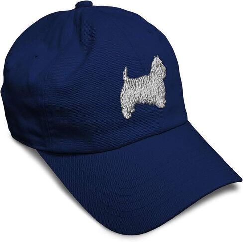 Soft Baseball Cap West Highland White Terrier Dog Dogs Breed Cotton Sideview Dad Hats for Men & Women in Saudi Arabia